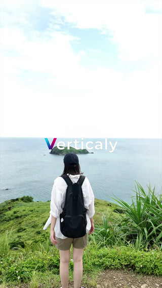 海を見つめる女性、旅の始まり