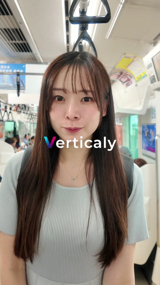 電車内の女性、移動の記録