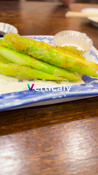 揚げたてアスパラガス