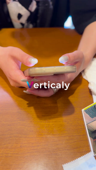 A woman operating a smartphone