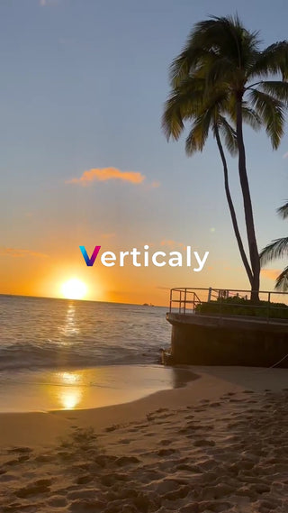 夕焼けビーチ、穏やかな時間