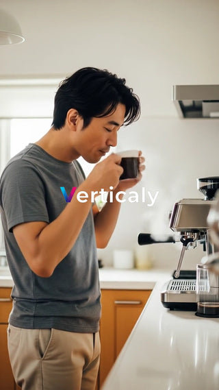 コーヒーの香りに包まれ、朝