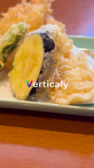 揚げたて天ぷらの夕食