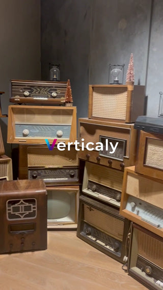 Radio collection, retro space