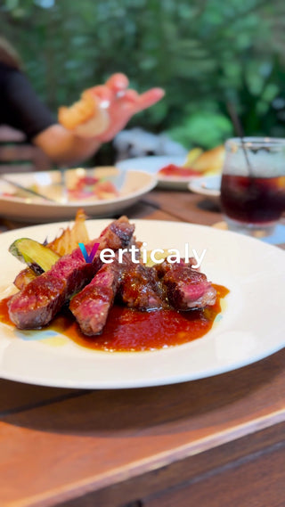 赤身ステーキ、食欲そそる