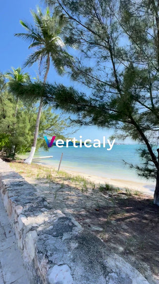 ビーチ沿いの穏やかな風景