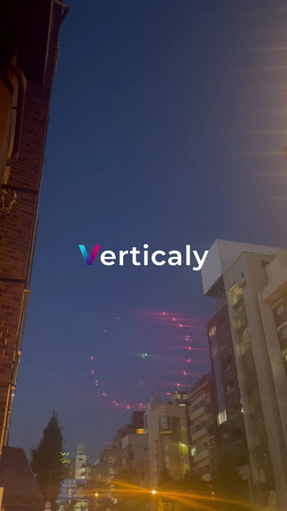 夜空に描く光のアート