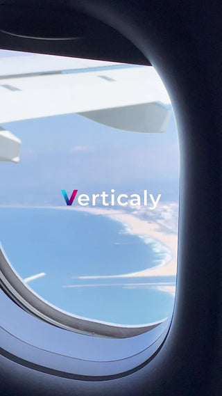 海辺の景色、飛行機から