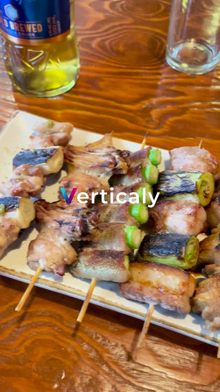 焼き鳥とビール、最高のひととき