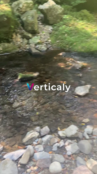 清流のせせらぎ、夏の風景