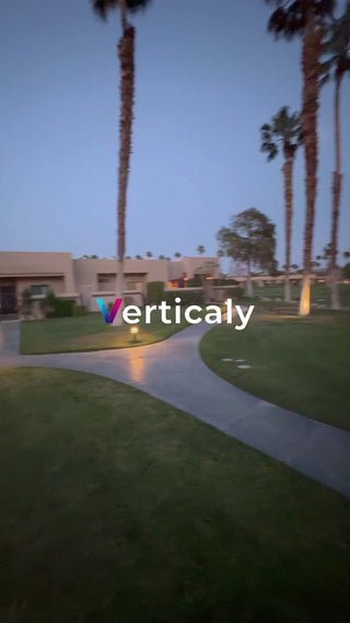 夕暮れの遊歩道、散歩道