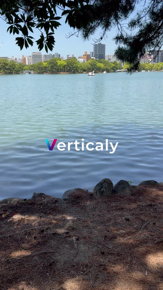 湖畔の風景、穏やかな時間