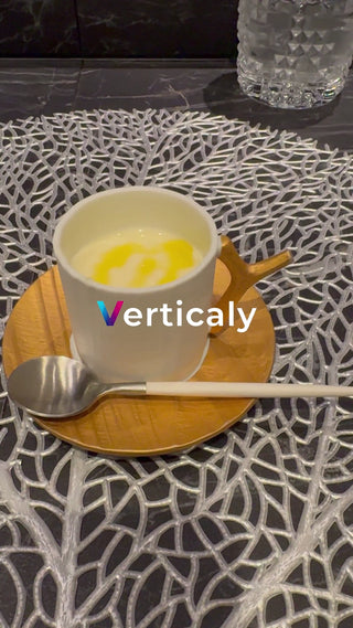 スープを飲む、くつろぎの時間