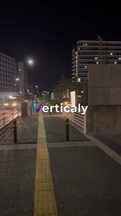 夜の街並み、歩く