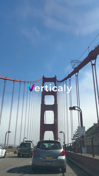 金門橋を車で走る