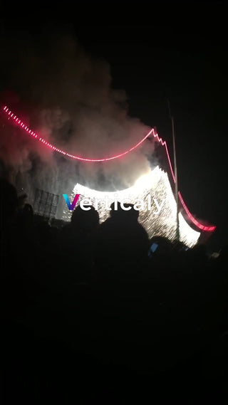 花火、夜空を彩る