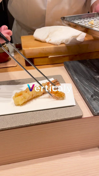 揚げたてエビ天ぷら、美味しそう