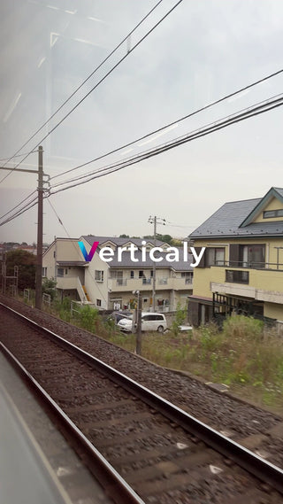 線路沿いの住宅街