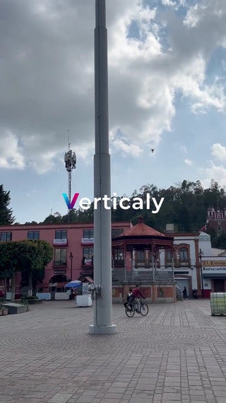 Parent and child riding bicycles in the park