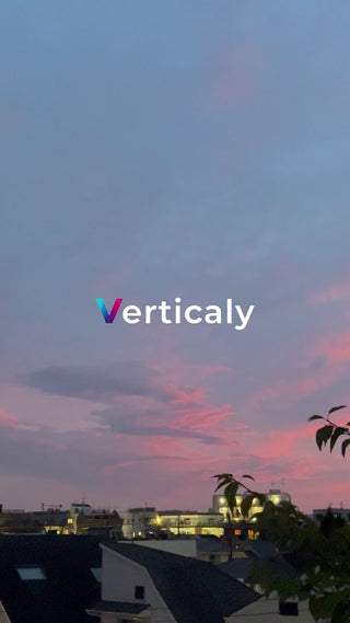 夕焼け空と街並み