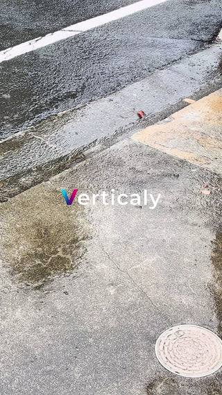 雨上がりの街並み