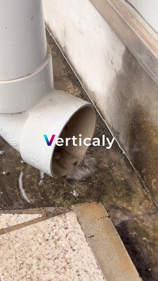 排水口から水漏れ