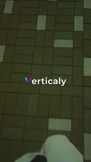 Walking along a brick road