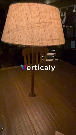 Space with table lamps