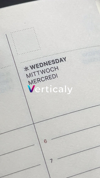 Open your planner, Wednesday morning