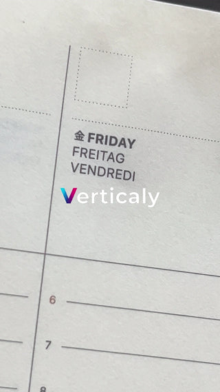 Check your Friday planner and schedule