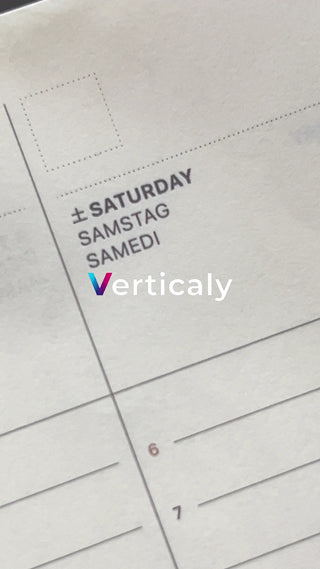 Planner and Saturday Record