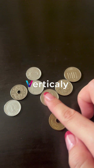 Pick up Japanese coins