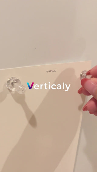 Transparent clear pin installation