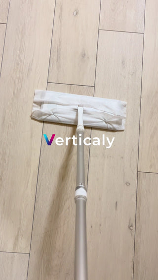 床拭きモップ、掃除の様子