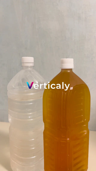 Amber liquid in a bottle