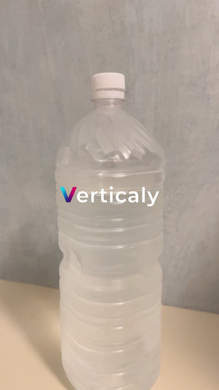transparent plastic bottle