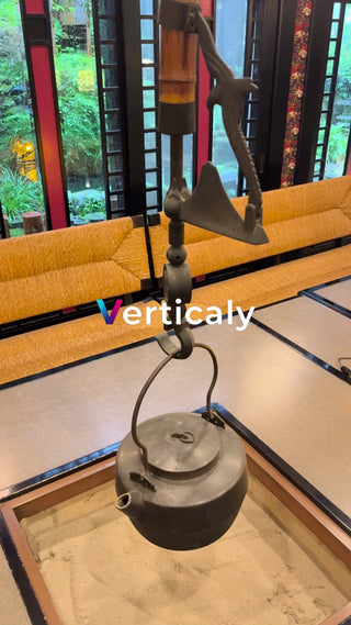 Hibachi and steaming hot water