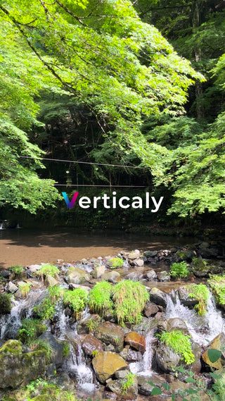 清流のせせらぎ、緑溢れる風景