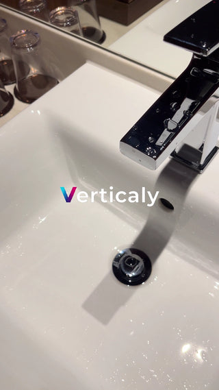 white sink and faucet