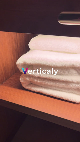 Shelf with towels