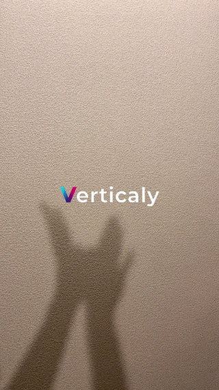 Shadow of the hand, stretching vertically