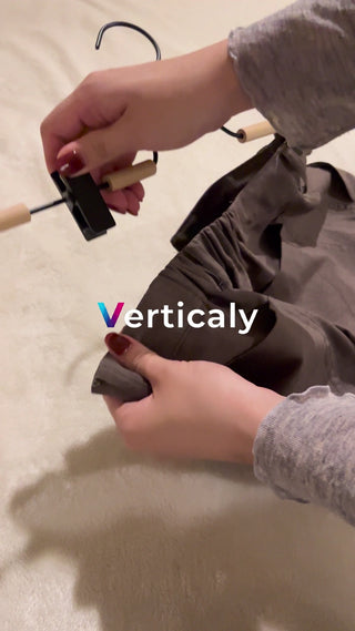 Hang clothes on a hanger