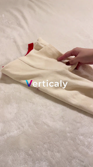 Hands folding white clothes