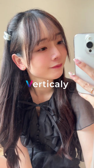 Woman working on PC, profile