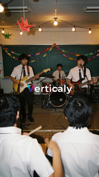 バンド演奏、青春のステージ