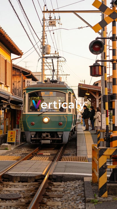 路面電車と駅、ノスタルジー