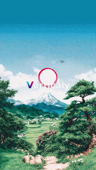 日本の風景、水田と山並み