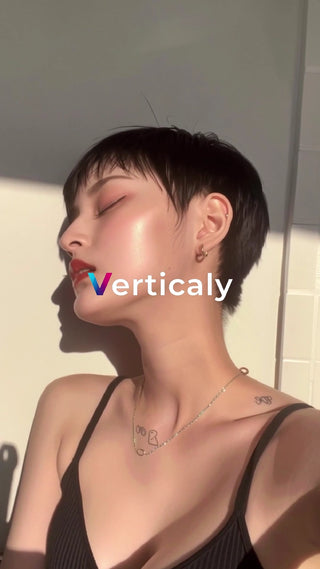 横顔が美しい女性