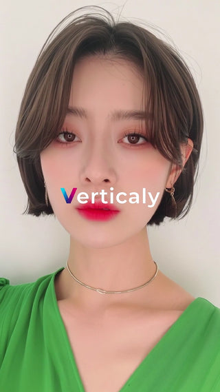 美しい横顔、メイクアップ