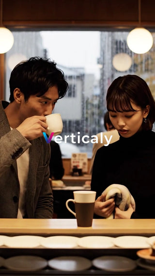 カフェで語らう二人